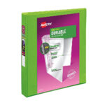 Avery Durable View 3 Ring Binder,1 Inch Slant Rings